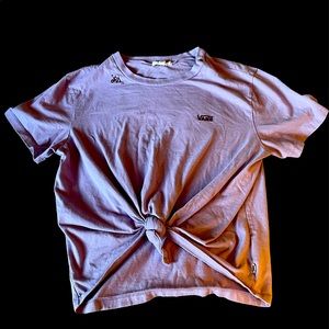 Vans x Lizzie Armanto collaboration Cropped front-tie Women’s Shirt in Large